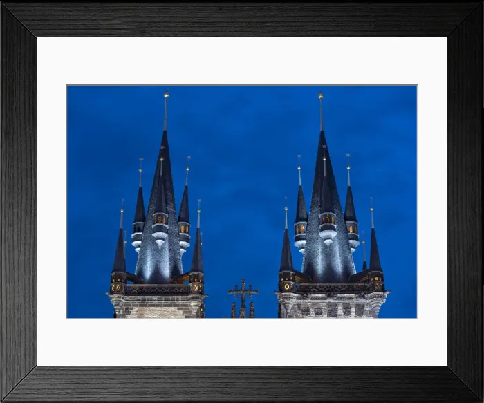 Framed Print : Europe, Czech Republic, Prague, Old Town Square, Church of Our Lady Before Tyn Framed Print : Europe, Czech Republic, Prague, Old Town Square, Church of Our Lady Before Tyn