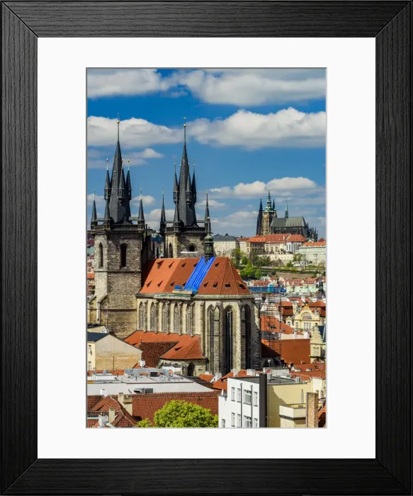 Framed Print : Old town skyline, Prague, Bohemia, Czech Republic Framed Print : Old town skyline, Prague, Bohemia, Czech Republic