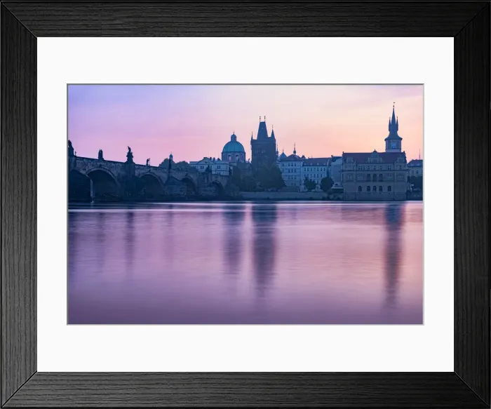 Framed Print : Europe, Czech Republic, Prague, Vltava River Framed Print : Europe, Czech Republic, Prague, Vltava River