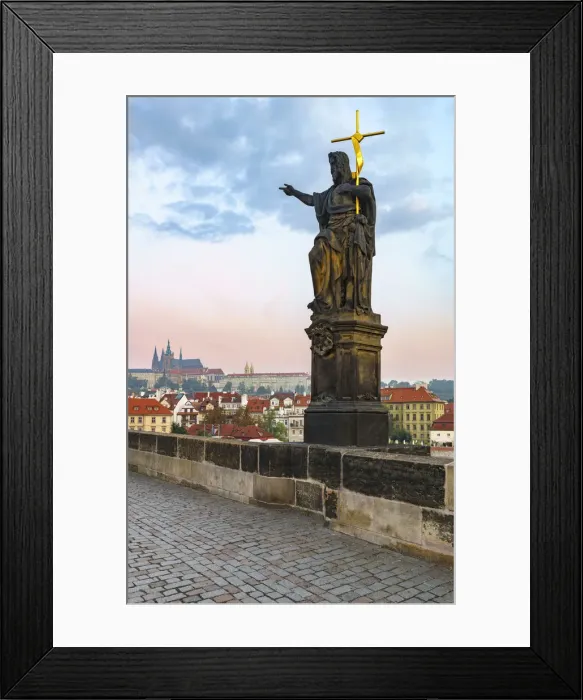 Framed Print : Europe, Czech Republic, Prague, Charles Bridge Framed Print : Europe, Czech Republic, Prague, Charles Bridge