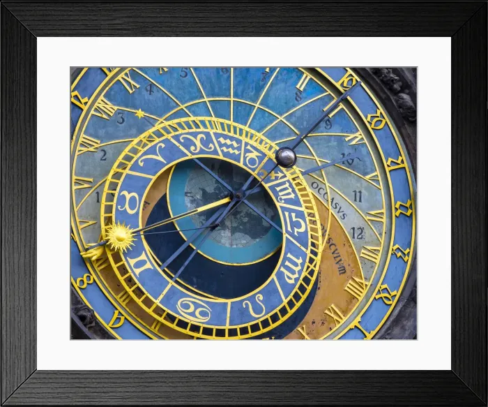 Framed Print : Czech Republic, Prague, Stare Mesto (Old Town). Prague Astronomical Clock (Prague Orloj) Framed Print : Czech Republic, Prague, Stare Mesto (Old Town). Prague Astronomical Clock (Prague Orloj)