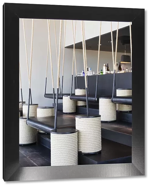 Denmark, Hillerod, Copenhagen. Sticks n Sushi Restaurant in the Tivoli Hotel