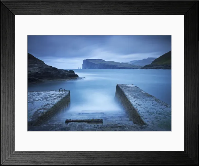 Framed Print : View towards Risin og Kellingin from Tjornuvik, Isle of Streymoy, Faroe Islands. Spring Framed Print : View towards Risin og Kellingin from Tjornuvik, Isle of Streymoy, Faroe Islands. Spring