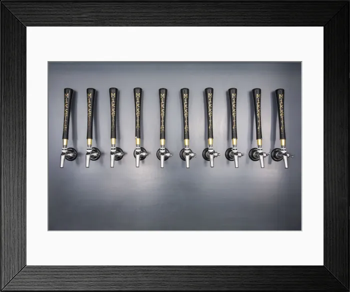 Framed Print : Denmark, Hillerod, Copenhagen. Beer Pumps at Ol & Brod, a restaurant and bar of Framed Print : Denmark, Hillerod, Copenhagen. Beer Pumps at Ol & Brod, a restaurant and bar of