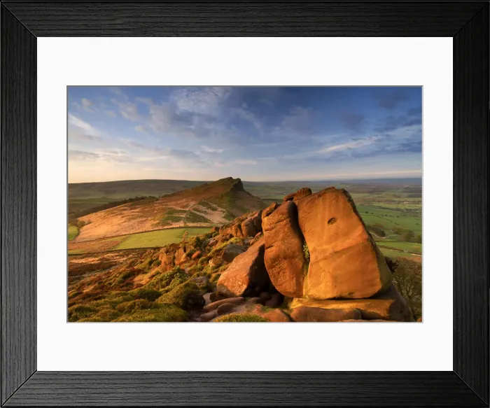 Framed Print : Cloudscape over the Roaches, Peak District National Park, Shropshire, England Framed Print : Cloudscape over the Roaches, Peak District National Park, Shropshire, England