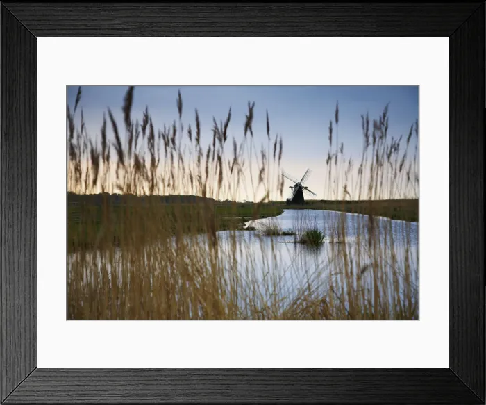 Framed Print : Herringfleet Windpump, Suffolk, England