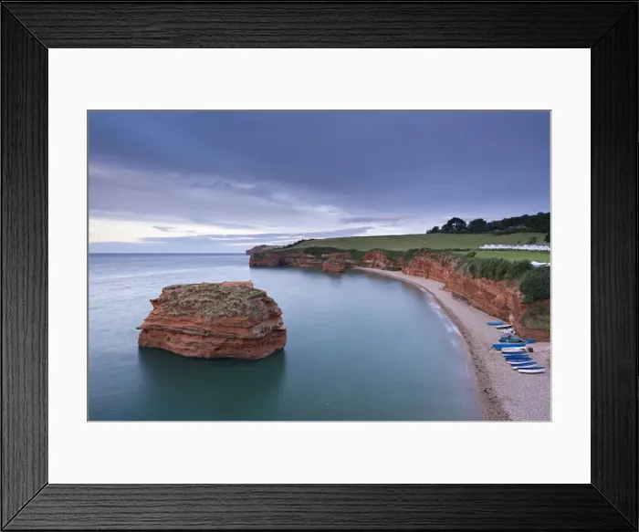 Framed Print : Ladram Bay on the Jurassic Coast World Heritage Site, Devon, England. Autumn Framed Print : Ladram Bay on the Jurassic Coast World Heritage Site, Devon, England. Autumn