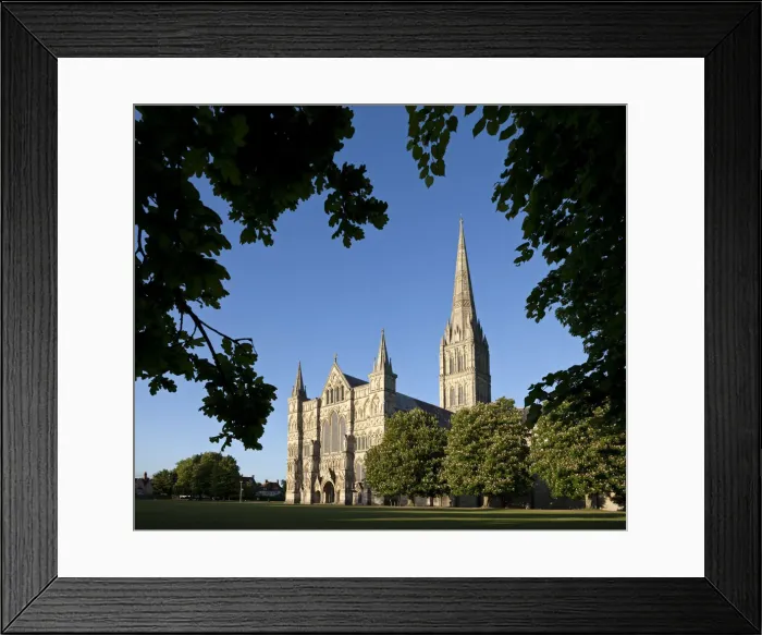 Framed Print : Salisbury Cathedral, Salisbury, Wiltshire, England. Spring Framed Print : Salisbury Cathedral, Salisbury, Wiltshire, England. Spring