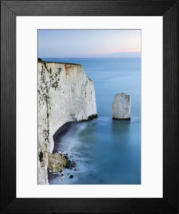 Framed Print : Chalk Cliffs and Sea Stack at South Haven Point, near Old Harry Rocks, Ballard Down Framed Print : Chalk Cliffs and Sea Stack at South Haven Point, near Old Harry Rocks, Ballard Down