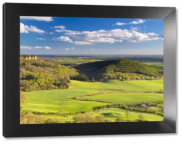 United Kingdom, England, North Yorkshire. The view from Sutton Bank in early Spring
