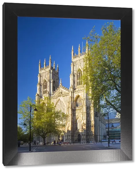 United Kingdom, England, North Yorkshire, York. The Minster in Spring