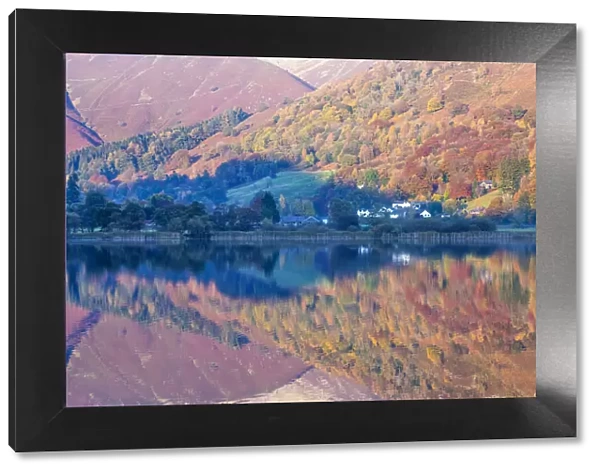 Lake Grasmere in autumn, Cumbria, UK