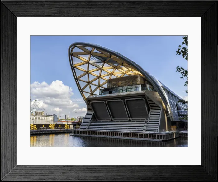 Framed Print : Europe, United Kingdom, England, Middlesex, London, Canary Wharf Crossrail Station Framed Print : Europe, United Kingdom, England, Middlesex, London, Canary Wharf Crossrail Station