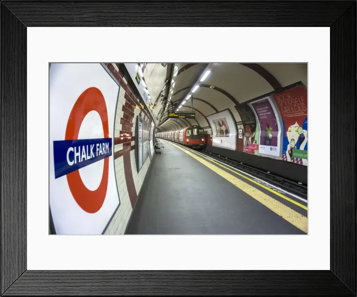 Framed Print : Europe, United Kingdom, England, London, Chalk Farm tube station Framed Print : Europe, United Kingdom, England, London, Chalk Farm tube station