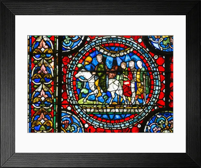Framed Print : Europe, United Kingdom, England, Kent, Canterbury, medieval stained glass in the cathedral Framed Print : Europe, United Kingdom, England, Kent, Canterbury, medieval stained glass in the cathedral