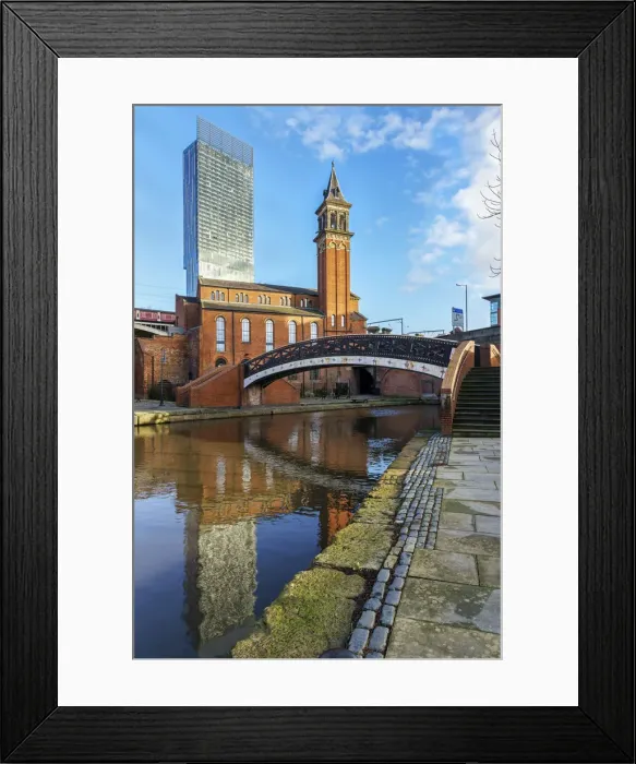 Framed Print : Europe, United Kingdom, England, Lancashire, Manchester, Castlefield Canal Basin Framed Print : Europe, United Kingdom, England, Lancashire, Manchester, Castlefield Canal Basin