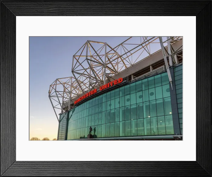 Framed Print : Europe, United Kingdom, England, Lancashire, Manchester, Manchester United Football Club