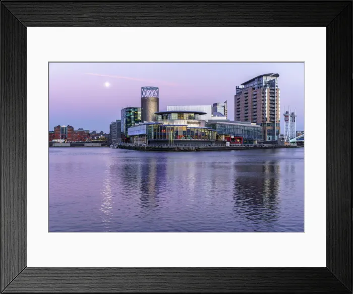 Framed Print : Europe, United Kingdom, England, Lancashire, Manchester, Salford Quays