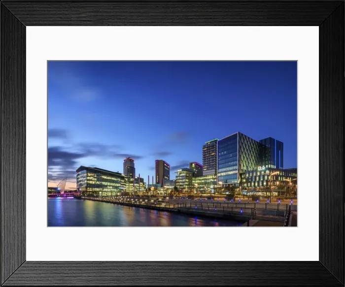 Framed Print : Europe, United Kingdom, England, Lancashire, Manchester, Salford Quays Framed Print : Europe, United Kingdom, England, Lancashire, Manchester, Salford Quays