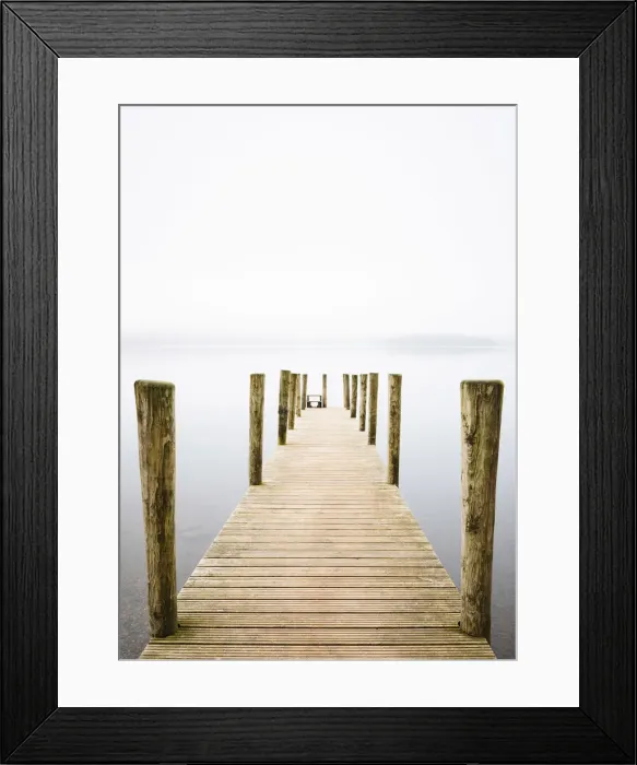 Framed Print : Derwentwater jetty, Cumbria, UK Framed Print : Derwentwater jetty, Cumbria, UK