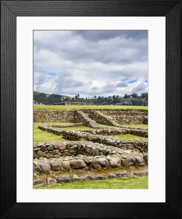 Framed Print : Pumapungo Ruins, Archeological Site, Cuenca, Azuay Province, Ecuador