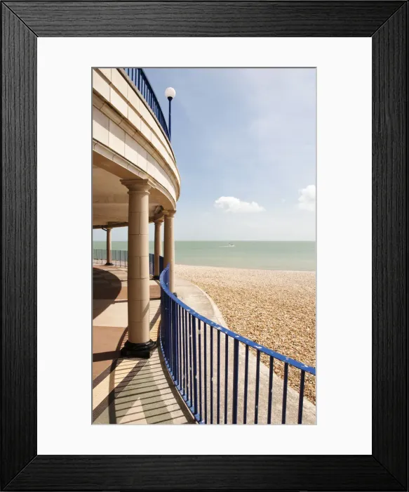 Framed Print : Seafront in Eastbourne, Sussex, UK