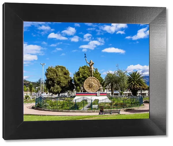 Monumento al General Ruminahui y las Diosas del Sol, Otavalo, Imbabura Province, Ecuador