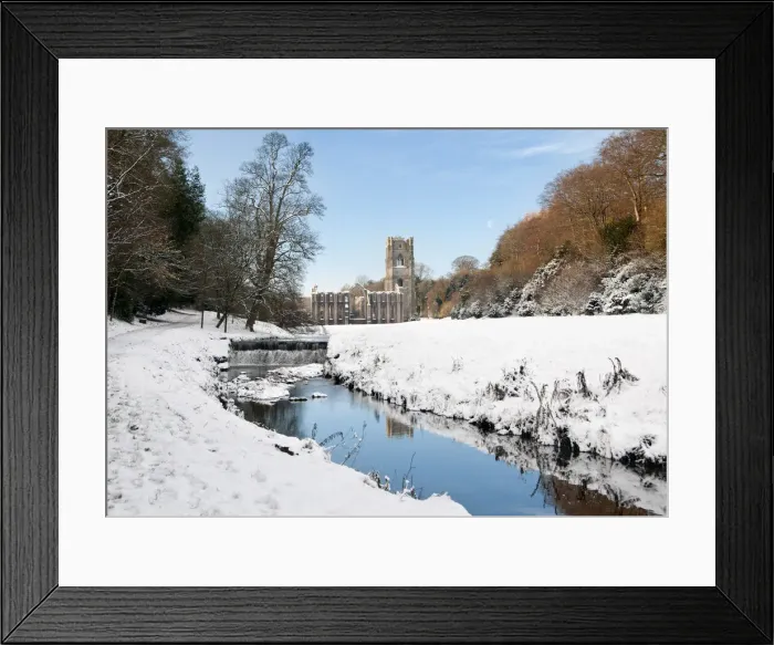 Framed Print : Fountains Abbey, Yorkshire UK Framed Print : Fountains Abbey, Yorkshire UK