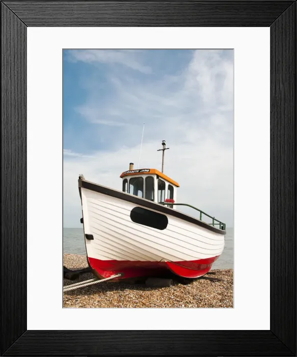 Framed Print : Fishing boat, Dungeness, Kent, UK Framed Print : Fishing boat, Dungeness, Kent, UK