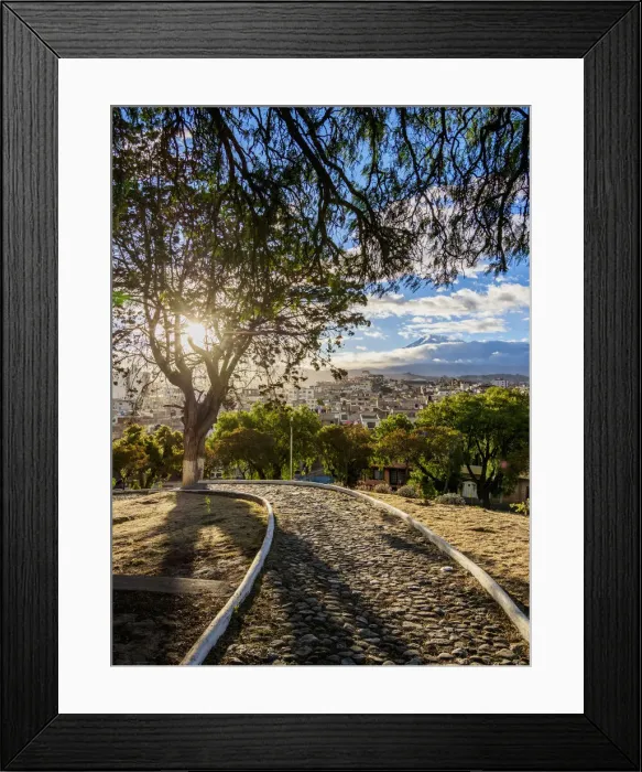 Framed Print : 21 de Abril Park, Riobamba, Chimborazo Province, Ecuador Framed Print : 21 de Abril Park, Riobamba, Chimborazo Province, Ecuador