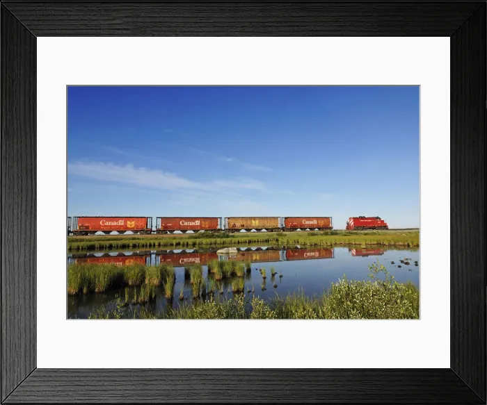 Framed Print : Royal Canadian Railway, Churchill, Hudson Bay, Manitoba, Canada Framed Print : Royal Canadian Railway, Churchill, Hudson Bay, Manitoba, Canada