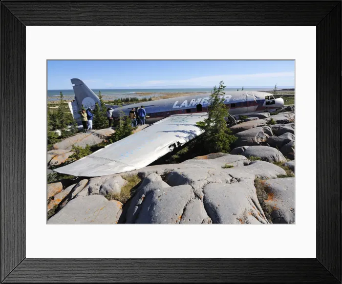 Framed Print : Crashed plane Miss Piggy near Churchill, Hudson Bay, Manitoba, Canada Framed Print : Crashed plane Miss Piggy near Churchill, Hudson Bay, Manitoba, Canada