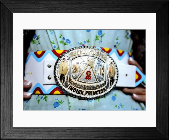 Framed Print : Buckle of the Indian Princess 2012 Calgary, Alberta, Canada, North America Framed Print : Buckle of the Indian Princess 2012 Calgary, Alberta, Canada, North America