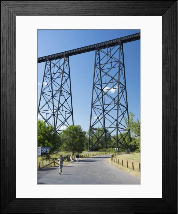 Framed Print : Canada, Alberta, Lethbridge, High level bridge