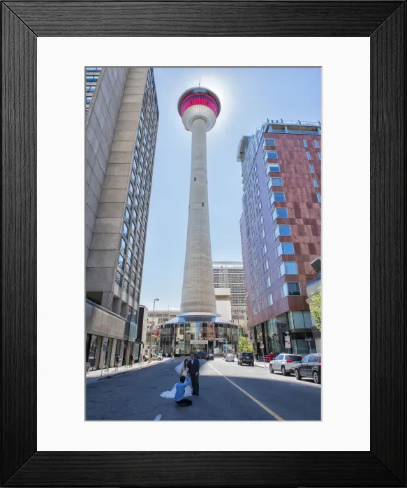 Framed Print : Canada, Alberta, Calgary, Calgary Tower Framed Print : Canada, Alberta, Calgary, Calgary Tower