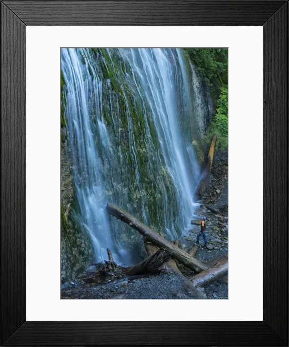 Framed Print : Canada, British Columbia, Chilliwak, Bridal Veill Falls Framed Print : Canada, British Columbia, Chilliwak, Bridal Veill Falls