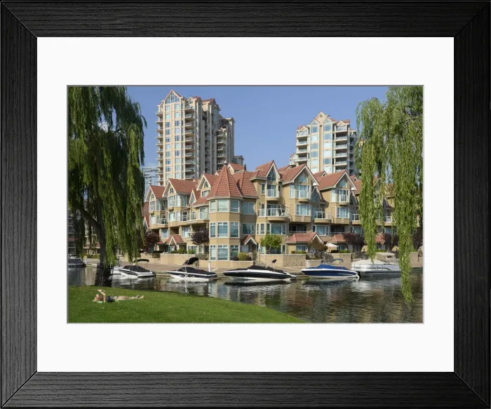 Framed Print : Canada, British Columbia, Okanagan Valley, Kelowna Framed Print : Canada, British Columbia, Okanagan Valley, Kelowna