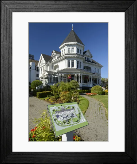 Framed Print : Canada, British Columbia, Vancouver Island, Victoria, Gatsby mansion Framed Print : Canada, British Columbia, Vancouver Island, Victoria, Gatsby mansion