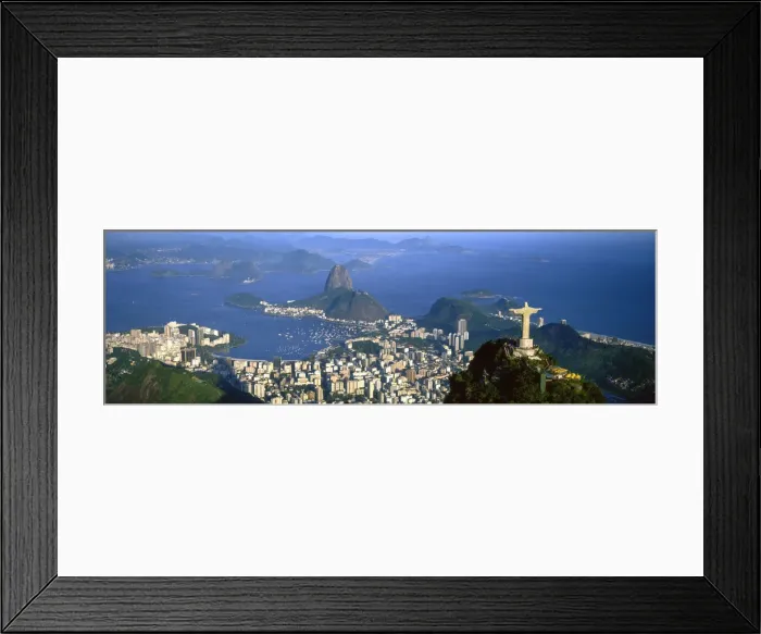 Framed Print : View over Rio de Janeiro, Brazil Framed Print : View over Rio de Janeiro, Brazil
