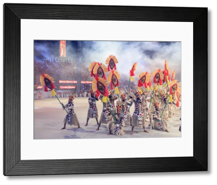 Framed Print : Brazil, Amazonas state, Brazilian Amazon, Parintins, Boi Bumba festival Framed Print : Brazil, Amazonas state, Brazilian Amazon, Parintins, Boi Bumba festival