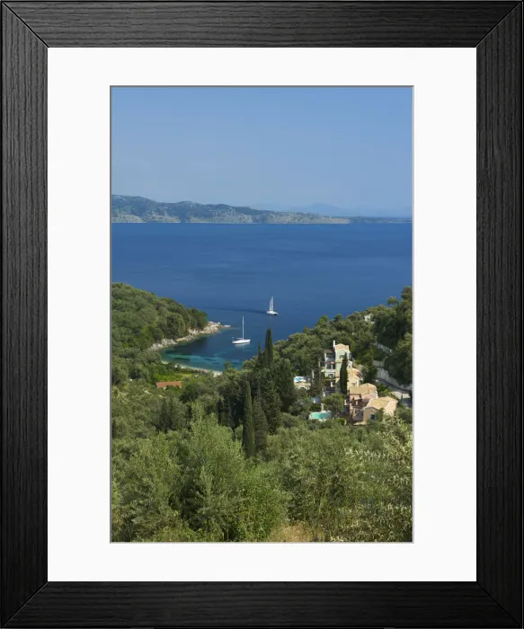 Framed Print : Kalami, Corfu, Ionian Islands, Greece Framed Print : Kalami, Corfu, Ionian Islands, Greece