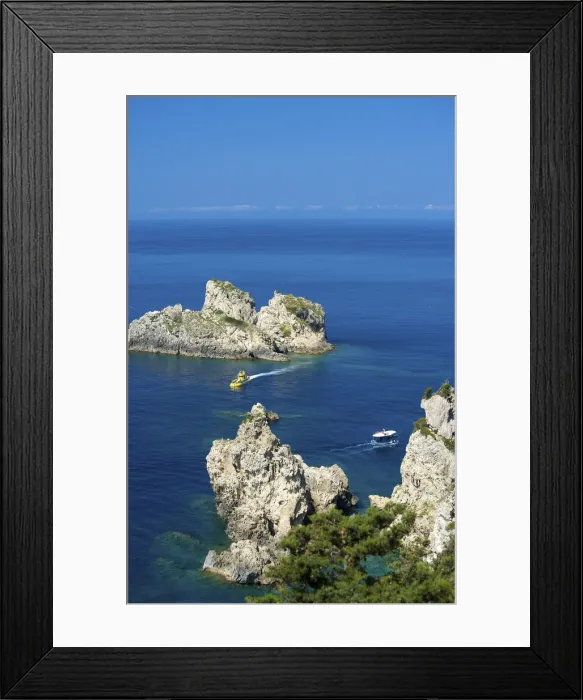 Framed Print : Coast of Paleokastritsa, Corfu, Ionian Islands, Greece Framed Print : Coast of Paleokastritsa, Corfu, Ionian Islands, Greece