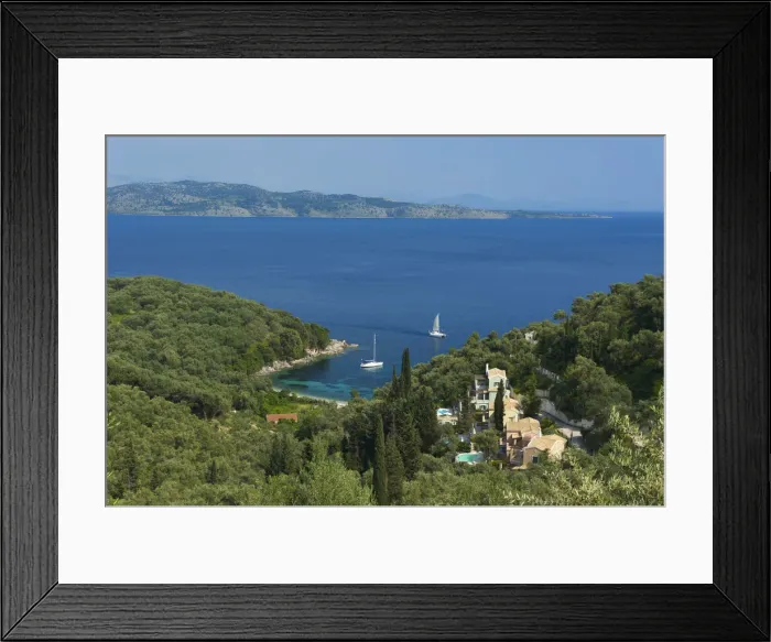 Framed Print : Kalami, Corfu, Ionian Islands, Greece Framed Print : Kalami, Corfu, Ionian Islands, Greece