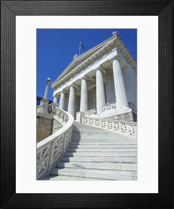 Framed Print : National Library, Athens, Greece