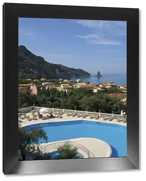 Hotel pool near Agios Gordios Corfu, Ionian Islands, Greece