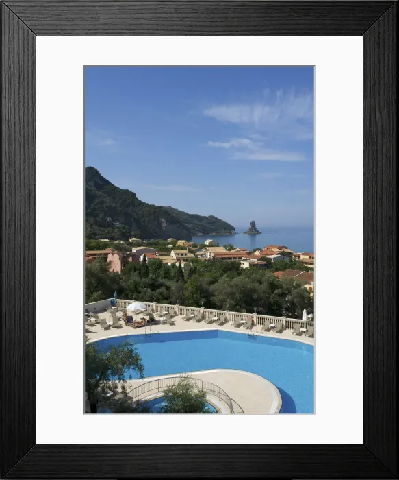 Framed Print : Hotel pool near Agios Gordios Corfu, Ionian Islands, Greece Framed Print : Hotel pool near Agios Gordios Corfu, Ionian Islands, Greece