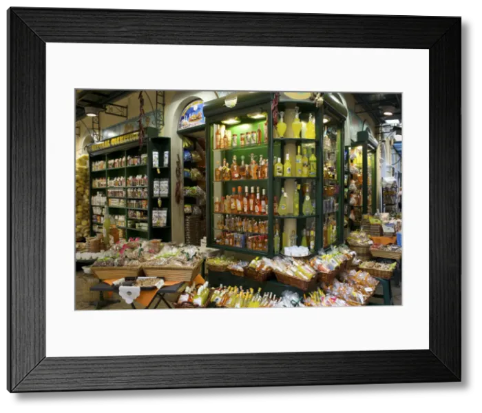 Framed Print : Souvenirs in Corfu Town, Kerkira, Corfu, Ionian Islands, Greece Framed Print : Souvenirs in Corfu Town, Kerkira, Corfu, Ionian Islands, Greece