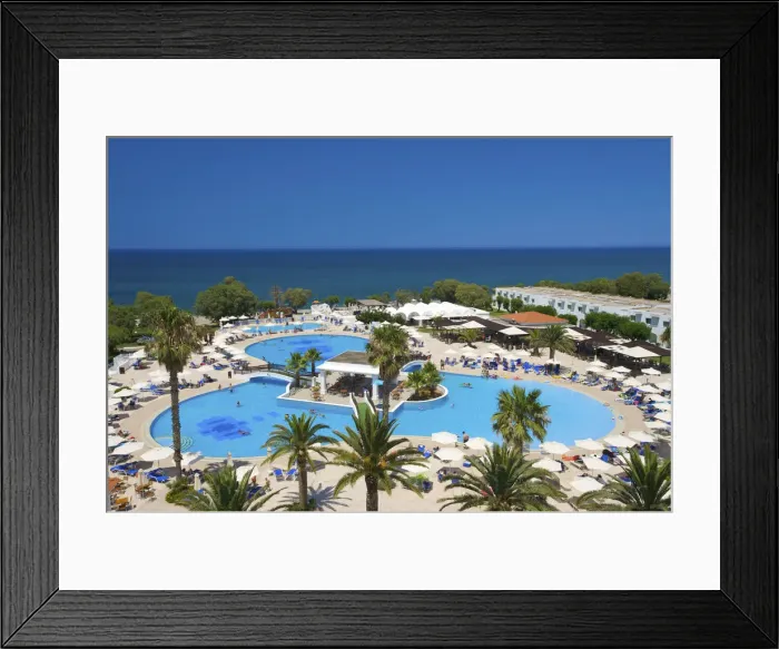 Framed Print : Louis Creta Princess Hotel near Chania, Crete, Greece