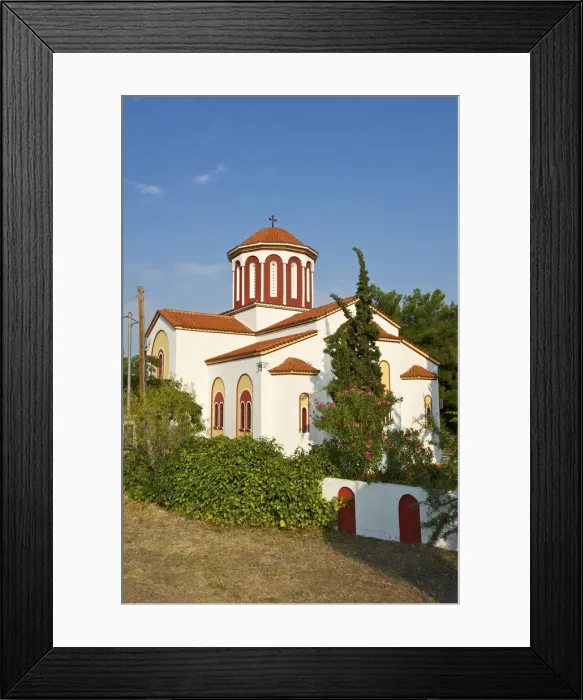 Framed Print : Church in Vatopedio, Halkidiki, Greece Framed Print : Church in Vatopedio, Halkidiki, Greece