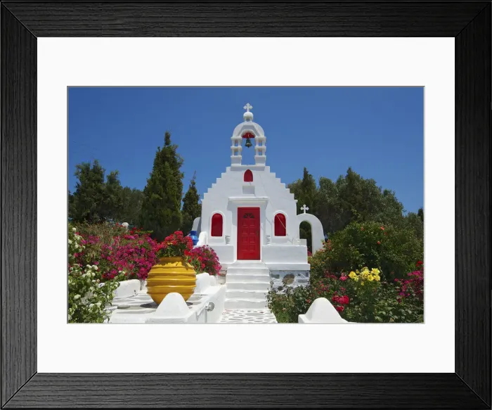 Framed Print : Hotel near Ano Mera, Mykonos, Cyclades, Greece Framed Print : Hotel near Ano Mera, Mykonos, Cyclades, Greece